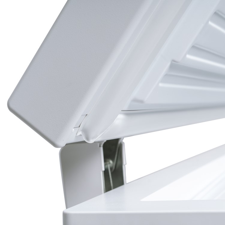 electriQ 400 Litre Chest Freezer - White