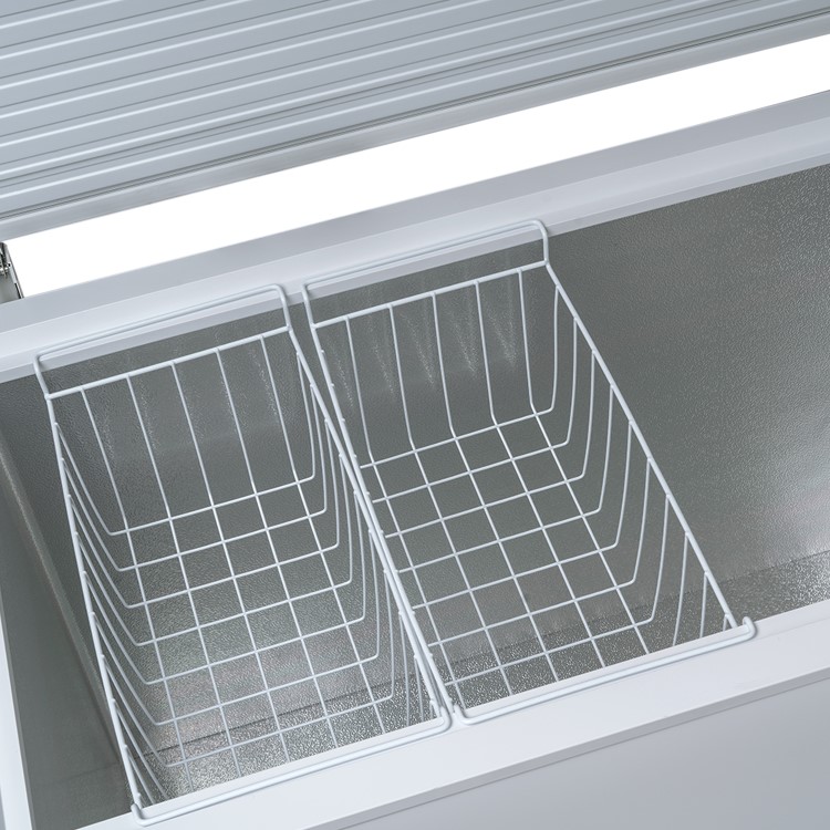 electriQ 400 Litre Chest Freezer - White