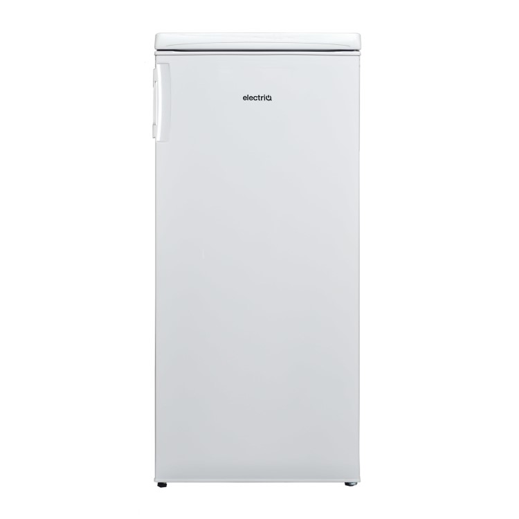 GRADE A2 - electriQ 204 Litre Freestanding Larder Fridge 123cm Tall Antibacterial Lining 54cm Wide - White
