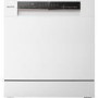 Refurbished electriQ EQDWTTXL 8 Place Table Top Dishwasher White