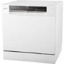 Refurbished electriQ EQDWTTXL 8 Place Table Top Dishwasher White