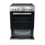 Refurbished electriQ 60cm Dual Fuel Single Oven Cooker - Stainless Steel