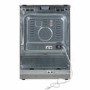 Refurbished electriQ 60cm Dual Fuel Single Oven Cooker - Stainless Steel