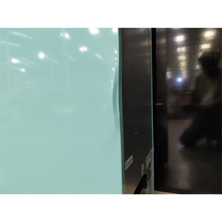 Refurbished electriQ eqretrotmblue Freestanding 208 Litre 80/20 Fridge Freezer Blue