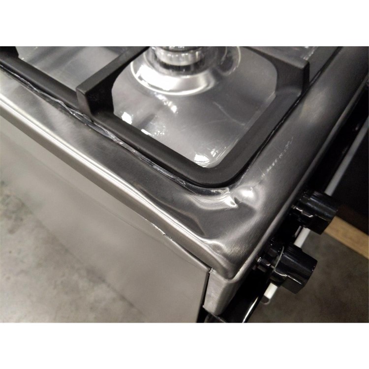 Refurbished electriQ EQDFC360SS 60cm Dual Fuel Cooker with Double Oven Stainless Steel
