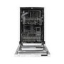 Refurbished electriQ EQDWINT45 10 Place Slimline Fully Integrated Dishwasher 