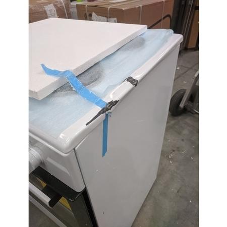 Refurbished electriQ EQEC60W1 60cm Single Oven Electric Cooker with Sealed Plate Hob White