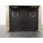 Refurbished electriQ eiqicecm Countertop Ice Maker With Ice Crusher and Water Dispenser Stainless Steel/Black