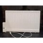 Refurbished electriQ 800W Slim Wall Mounted Oil Filled Radiator - White