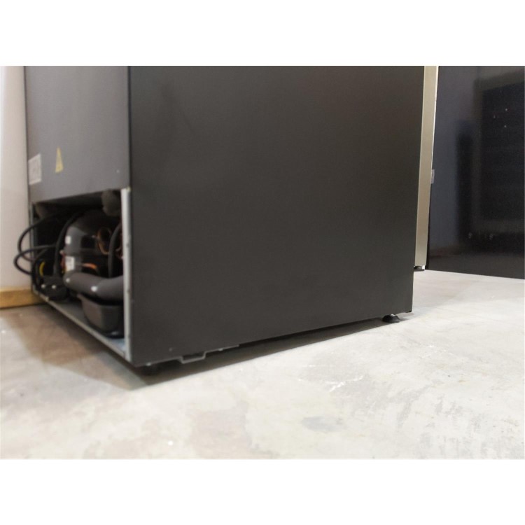 Refurbished electriQ EQWINE60SDD Freestanding 36 Bottle Full Range Dual Zone Wine Cooler Stainless Steel