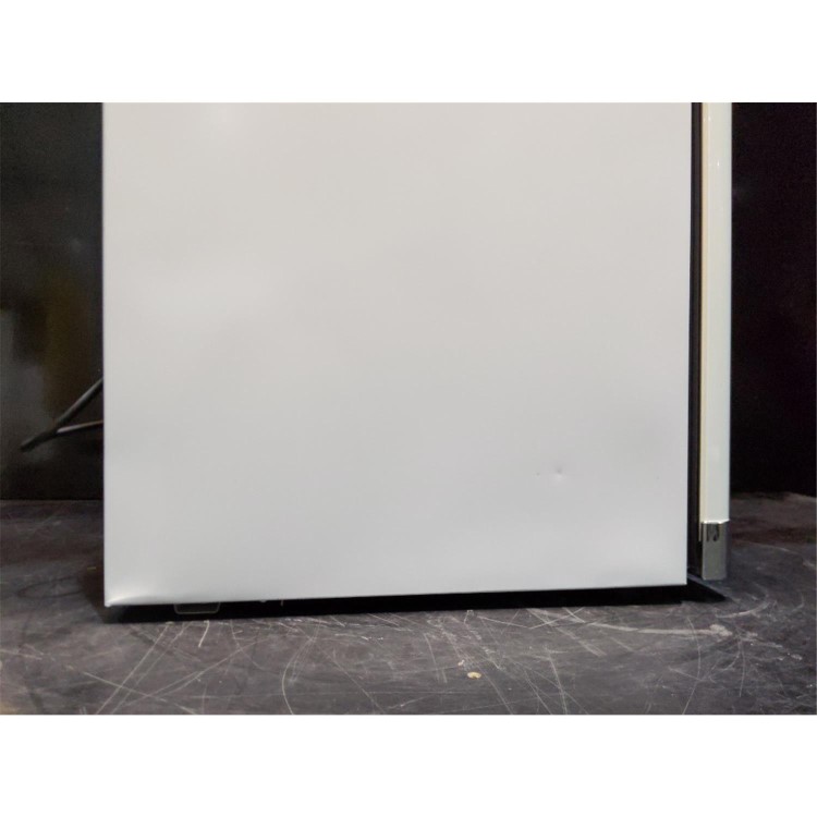 Refurbished electriQ eiQ48DFCHWHT 48 Litre Drinks Fridge White with Chrome Strips