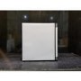 Refurbished electriQ eiQ48DFCHWHT 48 Litre Drinks Fridge White with Chrome Strips