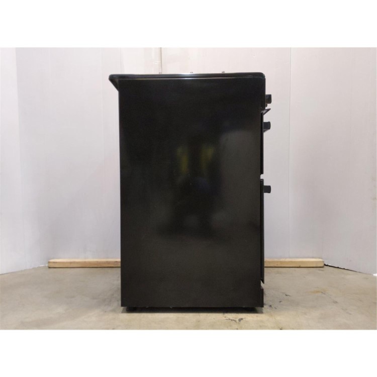 Refurbished electriQ EQDFC360BL 60cm Dual Fuel Cooker Black