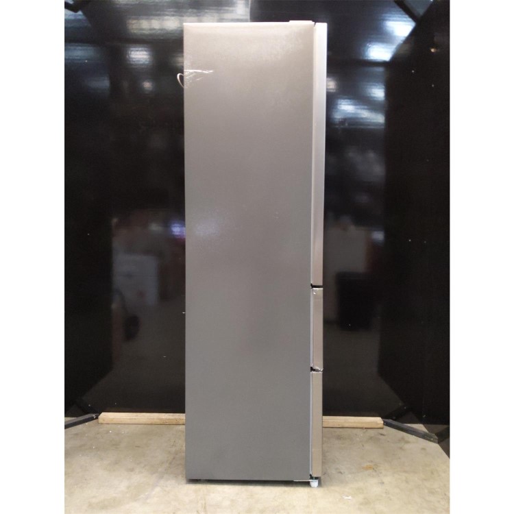 Refurbished electriQ eiQ54MDFFINOX Freestanding 282 Litre 50/50 Frost Free Fridge Freezer Stainless Steel