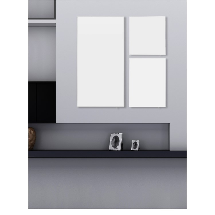 electriQ 700W Smart Infrared Wall Mounted Infrared Panel Heater - Low Energy  - 700 x 1150mm