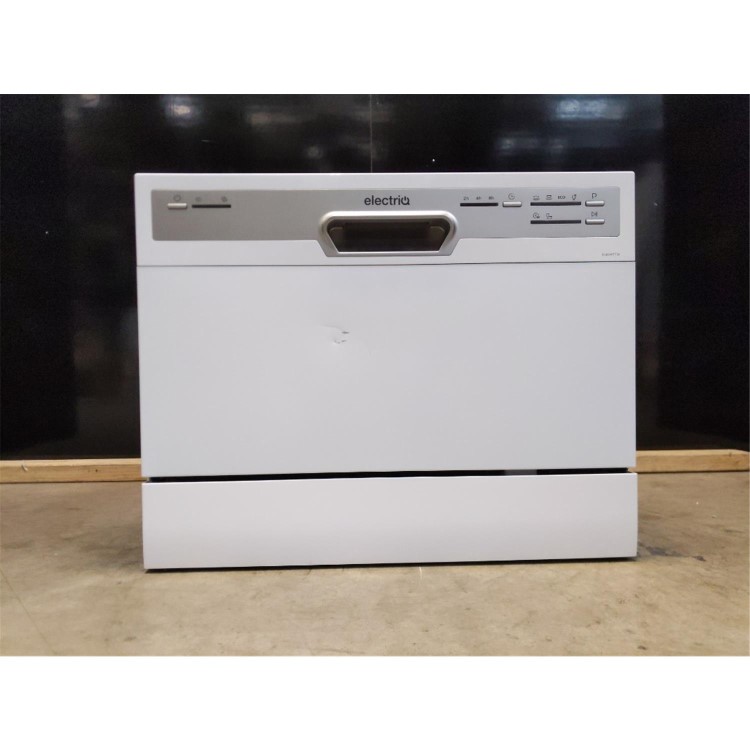 Refurbished electriQ EQDWTTW 6 Place Table Top Dishwasher White