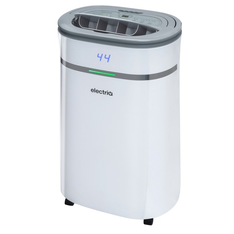 Refurbished electriQ 25 Litre Smart App Alexa Low Energy Dehumidifier with True Hepa and UV Air Purifier