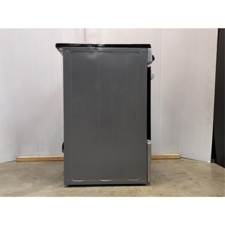 GRADE A3 - electriQ 60cm Dual Fuel Cooker - Stainless Steel