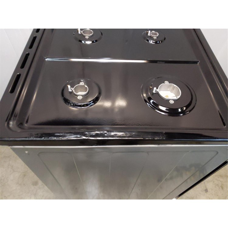 GRADE A3 - electriQ 60cm Dual Fuel Cooker - Stainless Steel