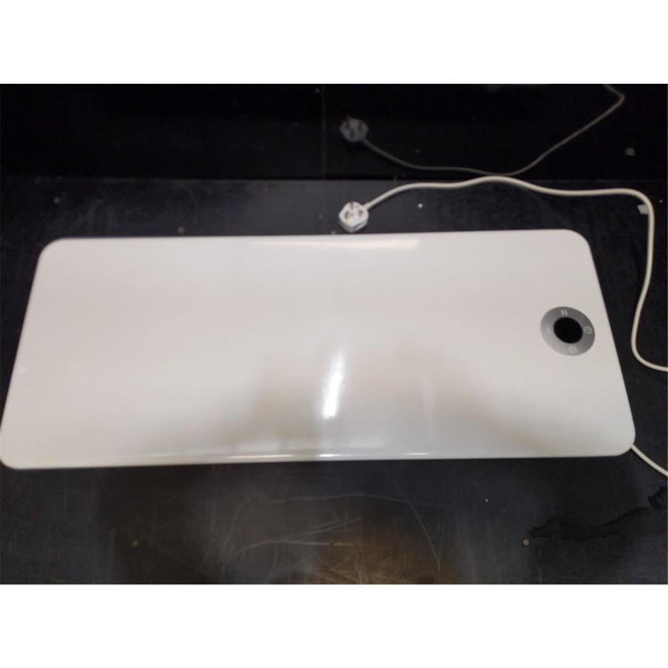 Refurbished electriq 2000W Smart Wall Mountable Panel Heater with Thermostat and Weekly Timer - Bathroom Safe