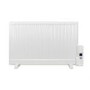 electriQ 800W Slim Wall Mounted Oil Filled Radiator H550xW950mm Weekly Timer - White 