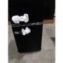 Refurbished electriQ eiQUCRETROFFMBLK Freestanding 80 Litre 70/30 Retro Fridge Freezer Matte Black