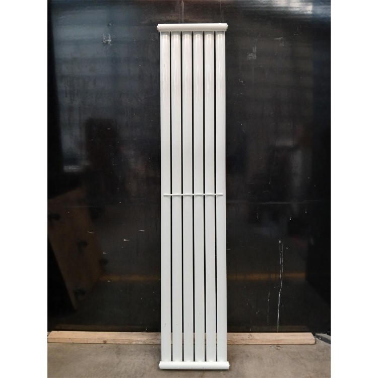 GRADE A3 - White Vertical Smart Electric Radiator with Wi-Fi Thermostat - 2kW - H1800xW354mm - Bathroom Safe