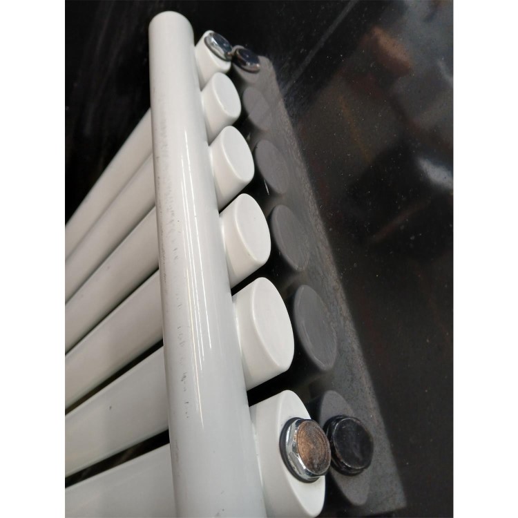GRADE A3 - White Vertical Smart Electric Radiator with Wi-Fi Thermostat - 2kW - H1800xW354mm - Bathroom Safe