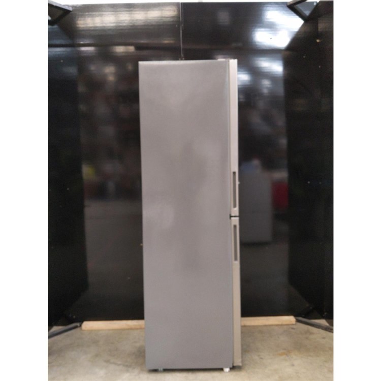 Refurbished electriQ eQ175FFLFINOXVE Freestanding 253 Litre 50/50 Low Frost Fridge Freezer Stainless Steel