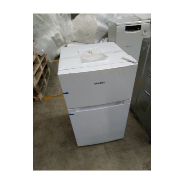 Refurbished electriQ eiQUCFFWHve Freestanding 86 Litre 70/30 Fridge Freezer White 