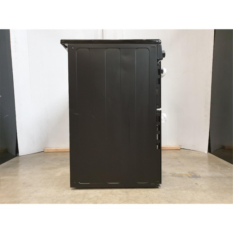 Refurbished electriQ EQRANGEDF100BLK 100cm Dual Fuel Range Cooker Black