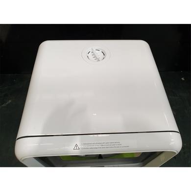 Refurbished electriQ EQDWTTGF Table Top Dishwasher with Glass Front White