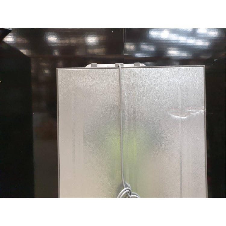 Refurbished electriQ eiQ54MDFFINOX Freestanding 282 Litre Frost Free Fridge Freezer Stainless Steel