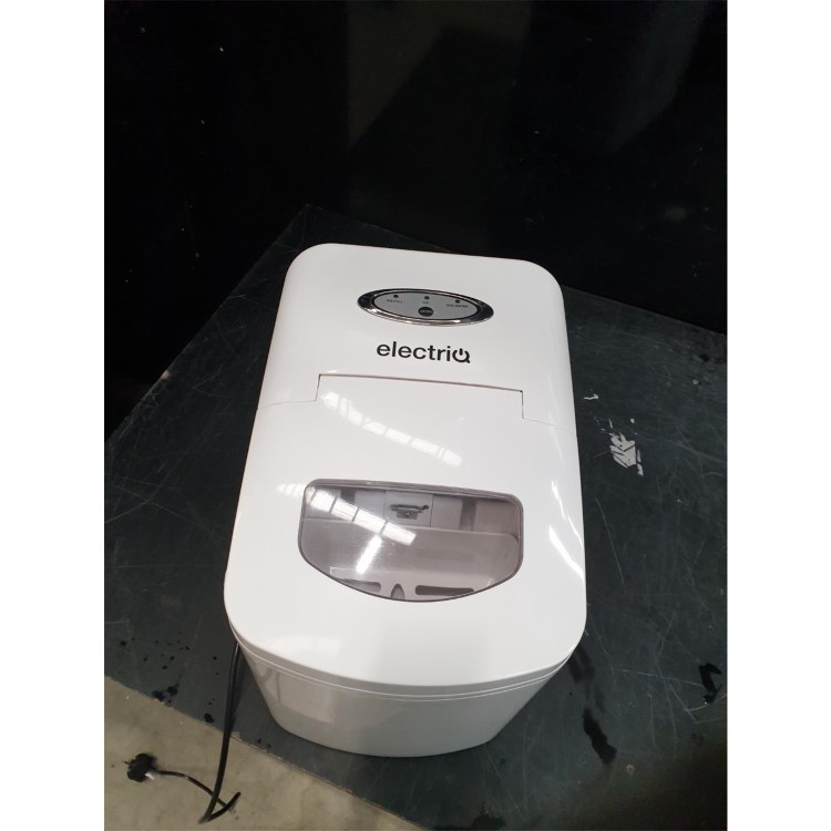 Refurbished electriQ EIQICEMWH Counter Top Ice Maker Machine White