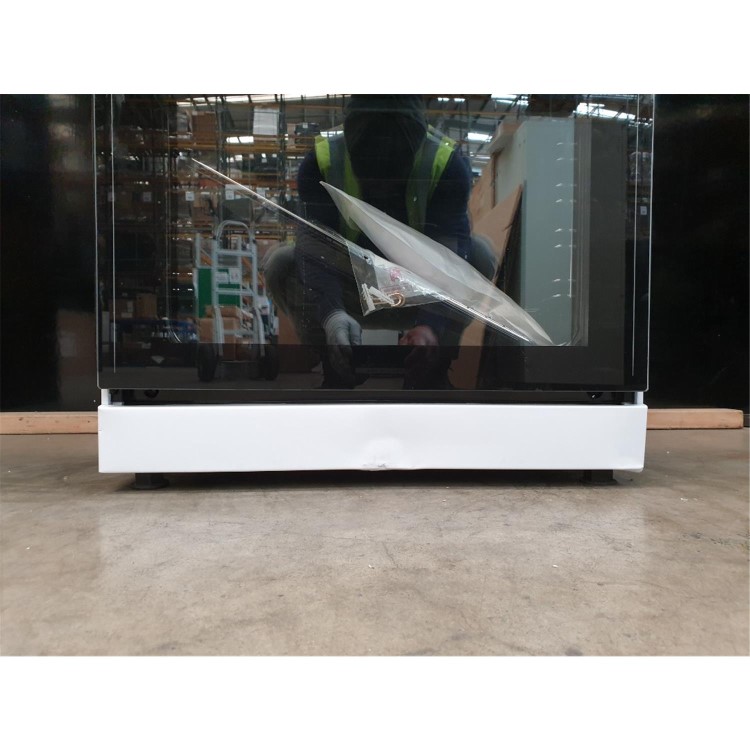 Refurbished electriQ EQDFC360WH 60cm Dual Fuel Cooker with Double Oven White