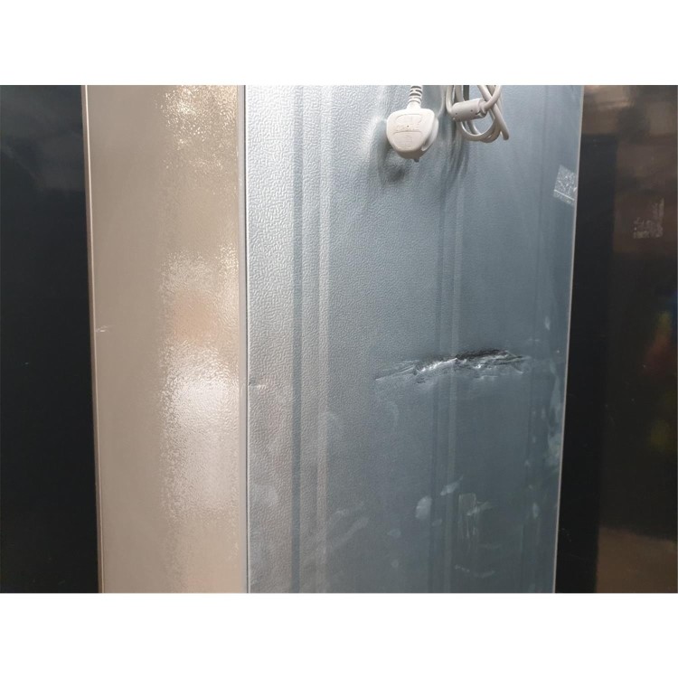 Refurbished electriQ eiQ54MDFFINOX 282 Litre 60/40 Frost Free Fridge Freezer Stainless Steel