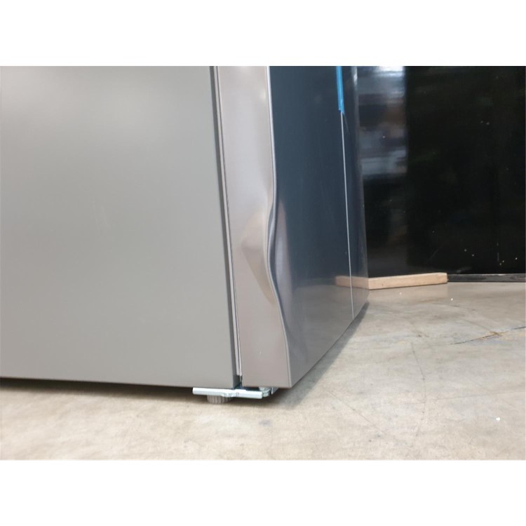 Refurbished electriQ eiQ804DFF 466 Litre American Fridge Freezer Stainless Steel
