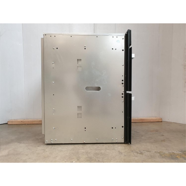 Refurbished electriQ EQBUDOBLK 60cm Double Built Under Electric Oven Black