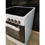 Refurbished electriQ EQECW160CERAMIC 60cm Single Cooker with Ceramic Hob White
