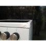 Refurbished electriQ EQECW160CERAMIC 60cm Single Cooker with Ceramic Hob White