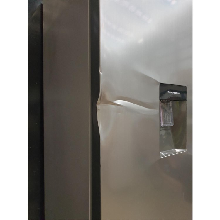 Refurbished electriQ eiQ60186INOX Freestanding 291 Litre 60/40 Frost Free Fridge Freezer Stainless Steel