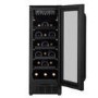 Refurbished electriQ eiQ30WINEBG Freestanding 18 Bottle Under Counter Wine Cooler Black