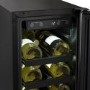 Refurbished electriQ eiQ30WINEBG Freestanding 18 Bottle Under Counter Wine Cooler Black