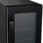 Refurbished electriQ eiQ30WINEBG Freestanding 18 Bottle Under Counter Wine Cooler Black