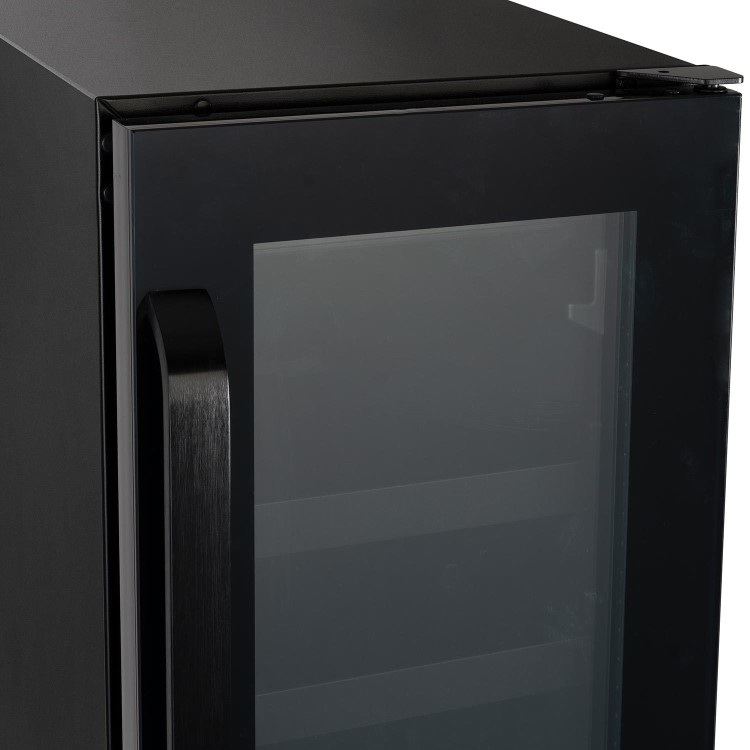 Refurbished electriQ eiQ30WINEBG Freestanding 18 Bottle Under Counter Wine Cooler Black