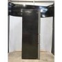Refurbished electriQ eiQ60FDFF 320 Litre Frost Free American Fridge Freezer Black Glass
