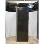 Refurbished electriQ eiQ60FDFF 320 Litre Frost Free American Fridge Freezer Black Glass