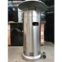 Refurbished electriQ Outdoor Freestanding Bullet Gas Table Top Heater Stainless Steel