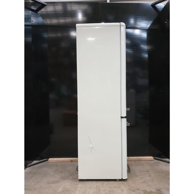 Refurbished electriQ EQ6040RETROCREAMVE Freestanding 44 Litre 60/40 Retro Fridge Freezer Cream