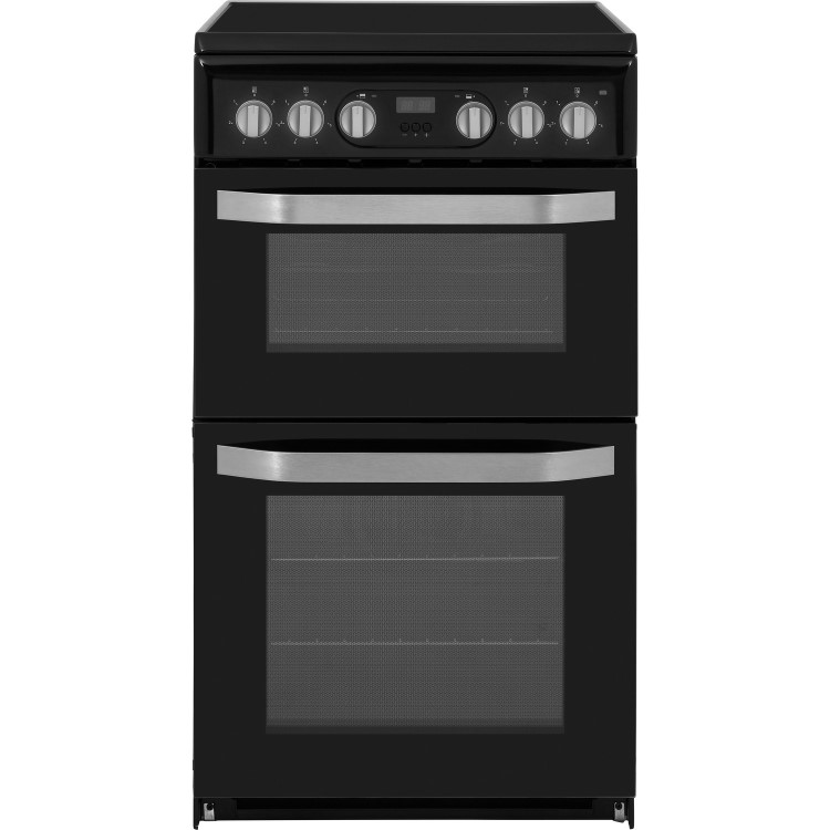 Refurbished Hotpoint HD5V93CCB 50cm Electric Cooker With Ceramic Hob